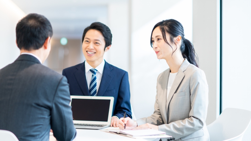 イメージ:専属担当営業がしっかりサポート